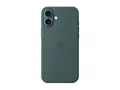 Apple - Baksidedeksel for mobiltelefon MagSafe-samsvar - silikon - innsj&#248;gr&#248;nn - for iPhone 16 Plus