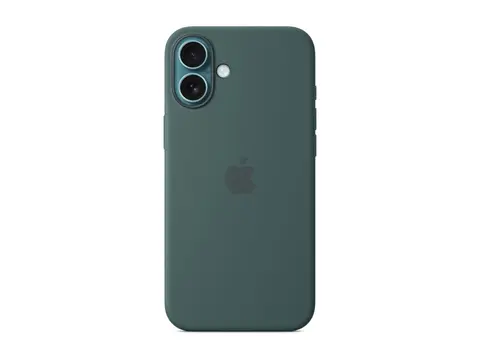 Apple - Beskyttende deksel for mobiltelefon MagSafe-samsvar - silikon - innsjøgrønn - for iPhone 16 Plus