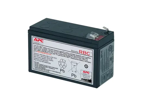 APC Replacement Battery Cartridge #2 - UPS-batteri 1 x batteri - blysyre - svart - for P/N: AP250, BE550-KR, BK500IACH, BP300JPNP, BP500IACH, BX600CI-IN, CP27U13AZ3-F