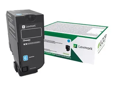 Lexmark - Høy ytelse - cyan - original - tonerpatron LCCP, LRP - f...