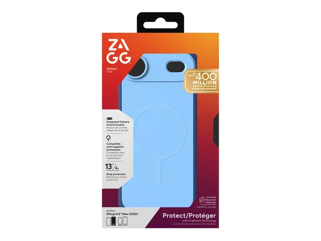 ZAGG Sedona Snap - Baksidedeksel for mobiltelefon MagSafe-samsvar ...