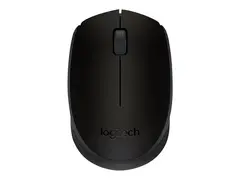 Logitech M171 - Mus - h&#248;yre- og venstreh&#229;ndet tr&#229;dl&#248;s - 2.4 GHz - USB tr&#229;dl&#248;s mottaker - svart