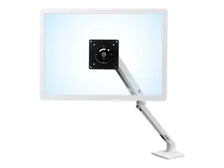 Ergotron MXV - Monteringssett (skjermarm) for Skjerm - hvit - skjermstørrelse: inntil 34" - skrivebordsmonterbar