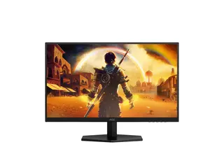 AOC Gaming Q27G42XNE - LED-skjerm gaming - 27&quot; - 2560 x 1440 QHD @ 180 Hz - Fast VA - 300 cd/m&#178; - 5000:1 - HDR10 - 0.5 ms - 2xHDMI, DisplayPort - h&#248;yttalere - svart, r&#248;d