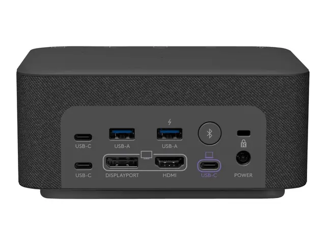 Logitech Logi Dock for UC - Dokkingstasjon - USB-C - HDMI, DP - Bl...
