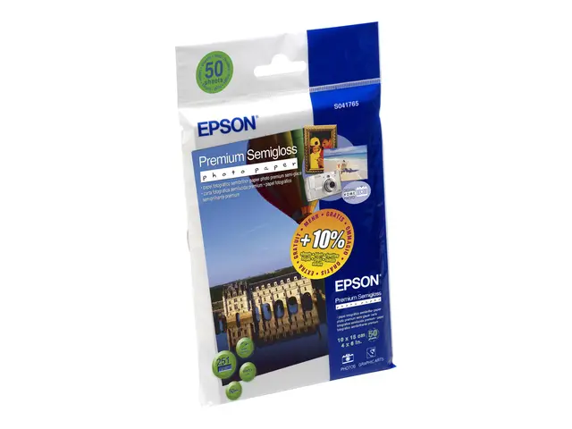 Epson Premium Semigloss Photo Paper - Halvblank - 100 x 150 mm - 2...