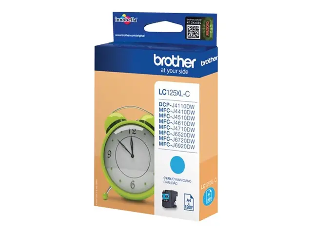 Brother LC125XLC - Super High Yield cyan original blekkpatron for ...