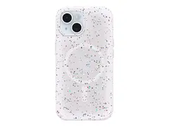 OtterBox Core Series - Baksidedeksel for mobiltelefon MagSafe-samsvar - REGRIND-silikon, syntetisk gummi - dryssing (hvit) - for Apple iPhone 15