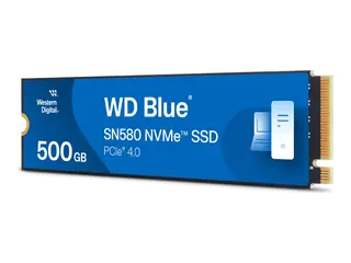 WD Blue SN580 - SSD - 500 GB - intern M.2 2280 - PCIe 4.0 x4 (NVMe)