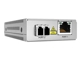 Allied Telesis AT MMC2000LX/LC Fibermedieomformer - 1GbE - 10Base-T, 100Base-TX, 1000Base-T, 1000Base-LX, 1000Base-LC - RJ-45 / LC/LX-enkeltmodus - opp til 20 km - 1310 nm - TAA-samsvar