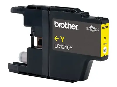 Brother LC1240Y - Gul - original - blekkpatron - for Brother DCP-J...