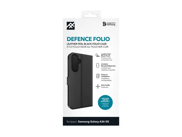 iFrogz Defence - Lommebok for mobiltelefon folio svart Samsung Gal...