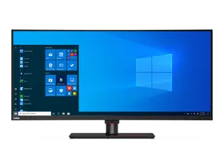 Lenovo ThinkVision P40w-20 - LED-skjerm kurvet - 40&quot; (39.7&quot; synlig) - 5120 x 2160 WUHD @ 75 Hz - IPS - 300 cd/m&#178; - 1000:1 - 4 ms - 2xThunderbolt 4, DisplayPort, HDMI - ravnsort - Campus