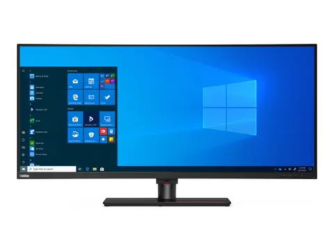 Lenovo ThinkVision P40w-20 - LED-skjerm - kurvet 40&quot; (39.7&quot; synlig) - 5120 x 2160 WUHD @ 75 Hz - IPS - 300 cd/m&#178; - 1000:1 - 4 ms - 2xThunderbolt 4, DisplayPort, HDMI - ravnsort - Campus