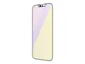 PanzerGlass - Skjermbeskyttelse for mobiltelefon ultrabred passform - glass - rammefarge svart - for Apple iPhone 13, 13 Pro, 14