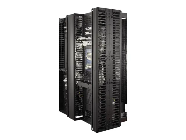 APC Cable Management - Rack-kabelføringssett - svart - for P/N: NB...