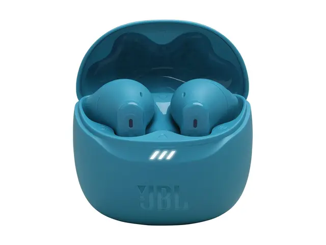 JBL TUNE Flex 2 - True wireless-hodetelefoner med mikrofon i øret - Bluetooth - aktiv støydemping - turkis 