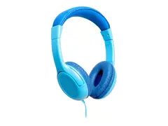 Celly KidsBeat - Hodetelefoner - on-ear - kablet 3,5 mm jakk - bl&#229;