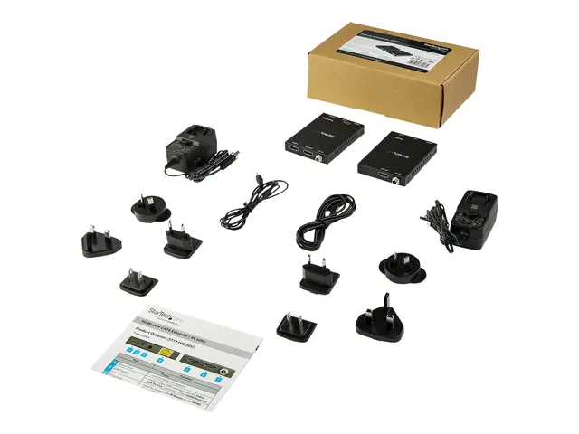 StarTech.com HDMI over CAT6 Extender Kit - 4K 60Hz - HDMI Balun Ki...