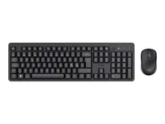 Trust TKM-360 - Tastatur- og mussett stille - tr&#229;dl&#248;s - QWERTY - Nordisk - svart