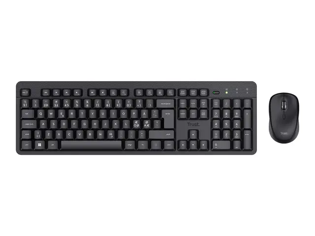 Trust TKM-360 - Tastatur- og mussett stille trådløs QWERTY Nordisk...
