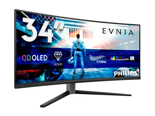 Philips Evnia 6000 34M2C6500 - OLED-skjerm gaming kurvet 34" 3440 ...