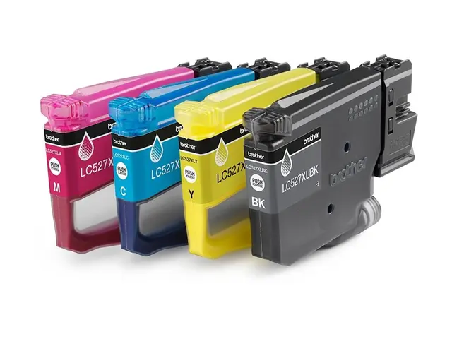 Brother LC527XL Value Pack - 4-pack Høy ytelse svart, gul, cyan, m...