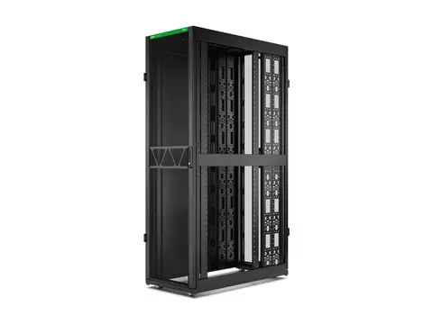 APC NetShelter SX Gen 2 - Rack skap - 2124 H x 600W x 1200D mm, med sider står på gulv - svart - 45U - 19" - TAA-samsvar - for P/N: SMT1000RM1U, SMT750RM1U, SRTL10KRM4UT, SRTL5KRM2UI-HW, SRTL5KRM2UT-HW, SRTL8KRM4UT