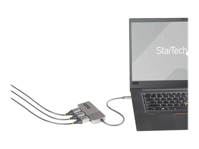StarTech.com USB-C to Triple DisplayPort 1.4 MST Hub, 4K 60Hz, 1ft...
