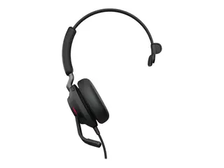 Jabra Evolve2 40 SE MS Mono - Hodesett on-ear - kablet - USB-A - lydisolerende - Certified for Microsoft Teams