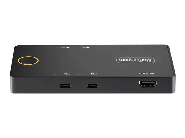 StarTech.com 2-Port USB-C KVM Switch, Single-4K 60Hz HDMI Monitor,...