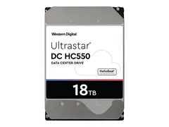 WD Ultrastar DC HC550 - Harddisk - 18 TB intern - 3.5&quot; i 3,5 tommer leder - SAS 12Gb/s - 7200 rpm - buffer: 512 MB