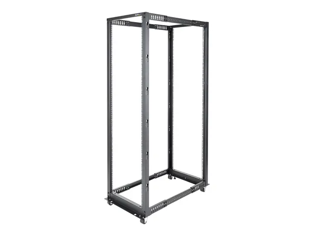 StarTech.com 42U 19" Open Frame Server Rack, 4 Post Adjustable Dep...