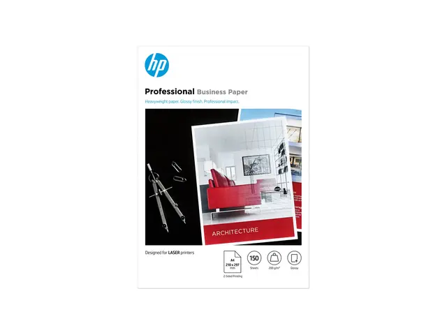 HP Professional Glossy Paper - Blank A4 (210 x 297 mm) 200 g/m² 15...