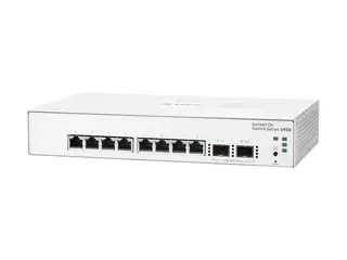 HPE Networking Instant On 1930 8G 2SFP Switch Switch - L3 - Styrt - 8 x 10/100/1000 + 2 x Gigabit SFP - stasjonær