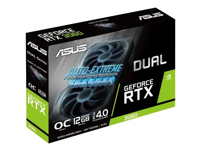 ASUS DUAL-RTX3060-O12G-V2 - OC Edition - grafikkort - GF RTX 3060 ...