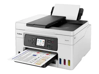 Canon MAXIFY GX4050 - Multifunksjonsskriver farge - ink-jet - p&#229;fyllbar - Legal (216 x 356 mm) (original) - A4/Legal (medie) - opp til 18 ipm (trykking) - 350 ark - 33.6 kbps - USB 2.0, Wi-Fi(ac), LAN