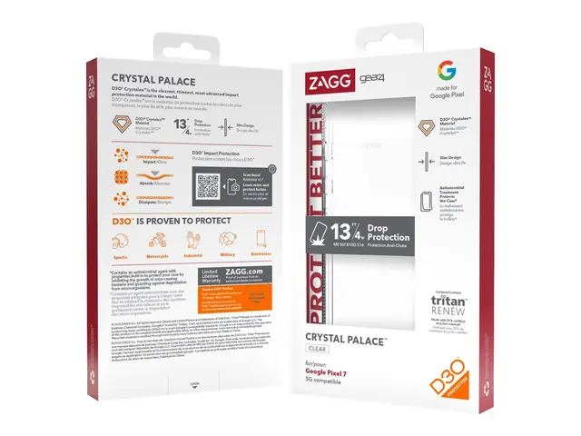 Gear4 Crystal Palace - Baksidedeksel for mobiltelefon D3O Crystale...