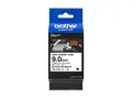 Brother HSe-221E - Svart p&#229; hvitt - Rull (0,9 cm x 1,5 m) 1 kassett(er) hengeboks varmekrympetape - for P-Touch PT-D800, PT-E300, PT-E310, PT-E550, PT-P700, PT-P750, PT-P900, PT-P950