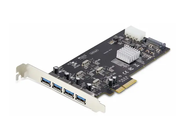 StarTech.com 4-Port USB-A PCIe Card, USB 3.2 5Gbps, 4x Controllers...