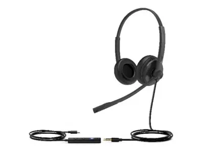 Yealink UH34 SE Dual - Hodesett on-ear kablet USB svart Certified ...
