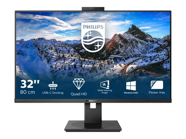 Philips Brilliance P-line 326P1H - LED-skjerm 32" 2560 x 1440 QHD ...