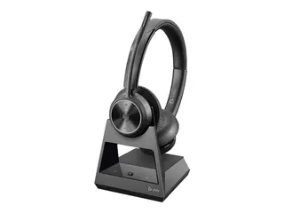 HP Poly Savi 7320 Office - Savi 7300 series hodesett - on-ear - DECT - trådløs - svart