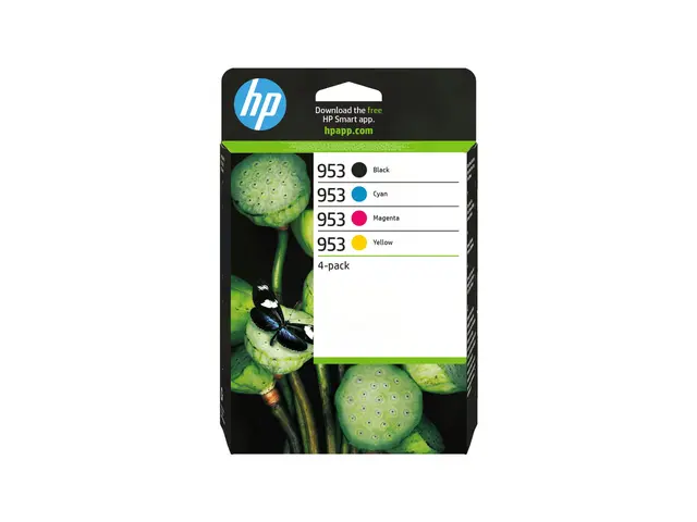 HP 953 - 4-pack - svart, gul, cyan, magenta - original - blekkpatr...