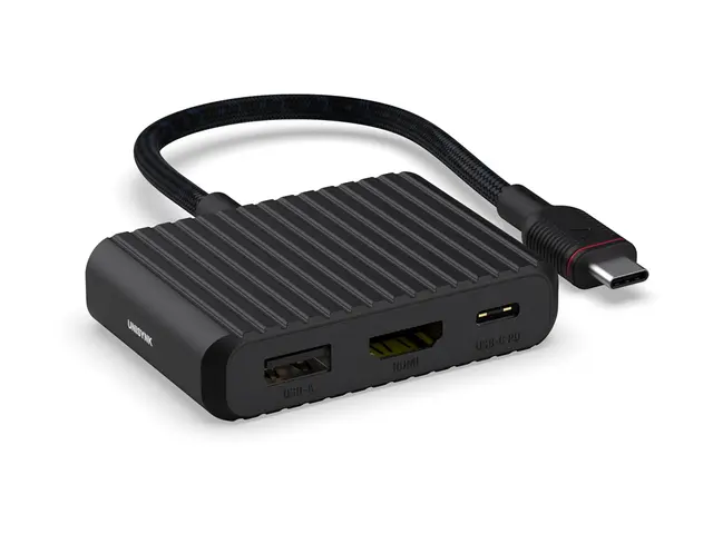 UNISYNK 3 Port Hub V2 - Dokkingstasjon USB-C HDMI
