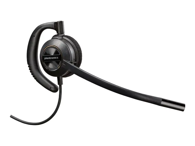 Poly EncorePro 530 - 500 series hodesett i øret kablet Quick Disco...