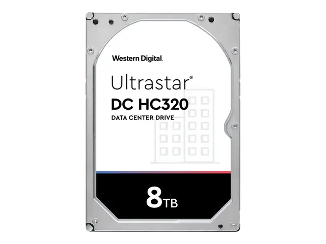 WD Ultrastar DC HC320 HUS728T8TALE6L1 - Harddisk - kryptert - 8 TB...