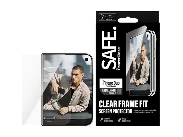 SAFE. by PanzerGlass - Skjermbeskyttelse for mobiltelefon - ramme ...