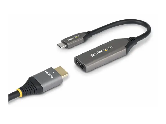 StarTech.com - Adapterkabel 24 pin USB-C hann til HDMI 8K 60Hz stø...