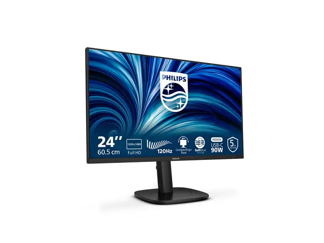 Philips 24B2U3301 - 3000 Series LED-skjerm 24" 1920 x 1080 Full HD...